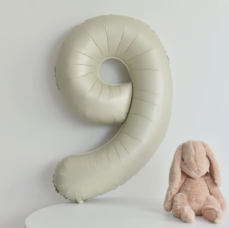 9 DENİZ KUMU RAKAM BALON (75 CM)