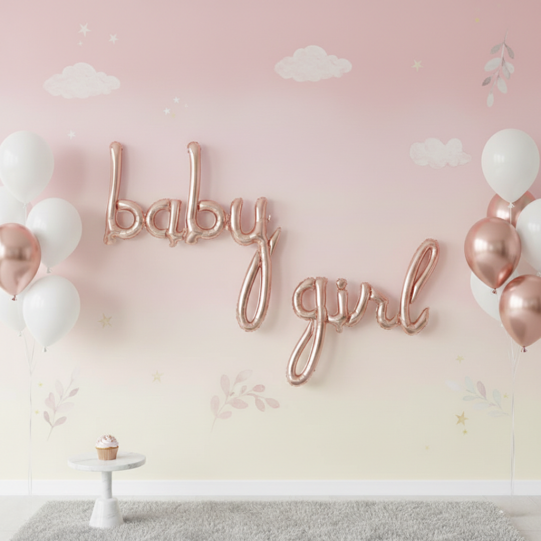 Baby Gril Folyo Balon