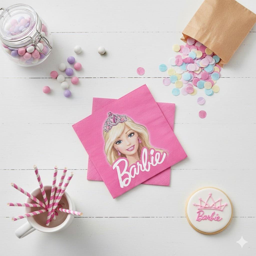 Barbie Temalı Peçete (16 Adet)