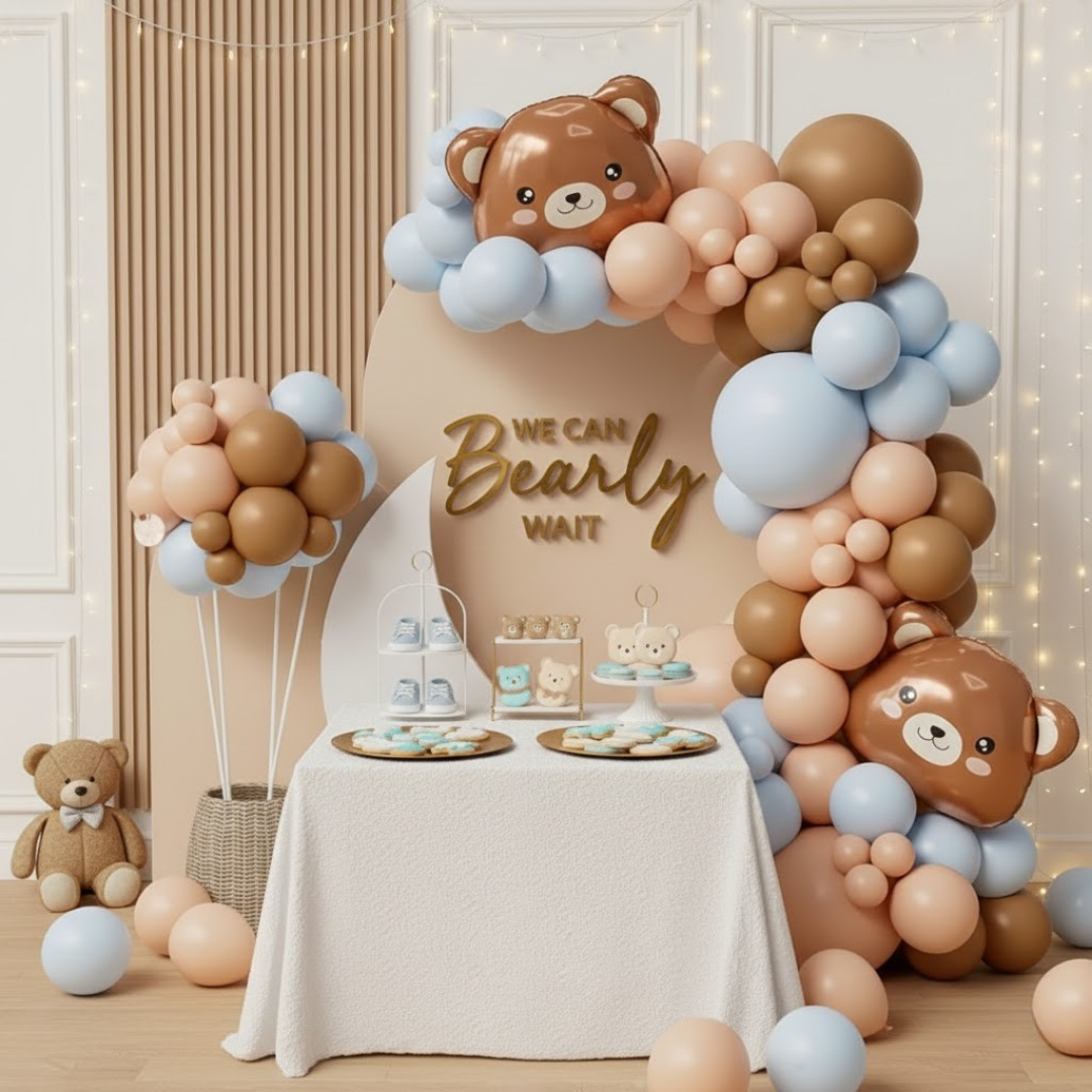 Boy Ayıcık Balon Zinciri 