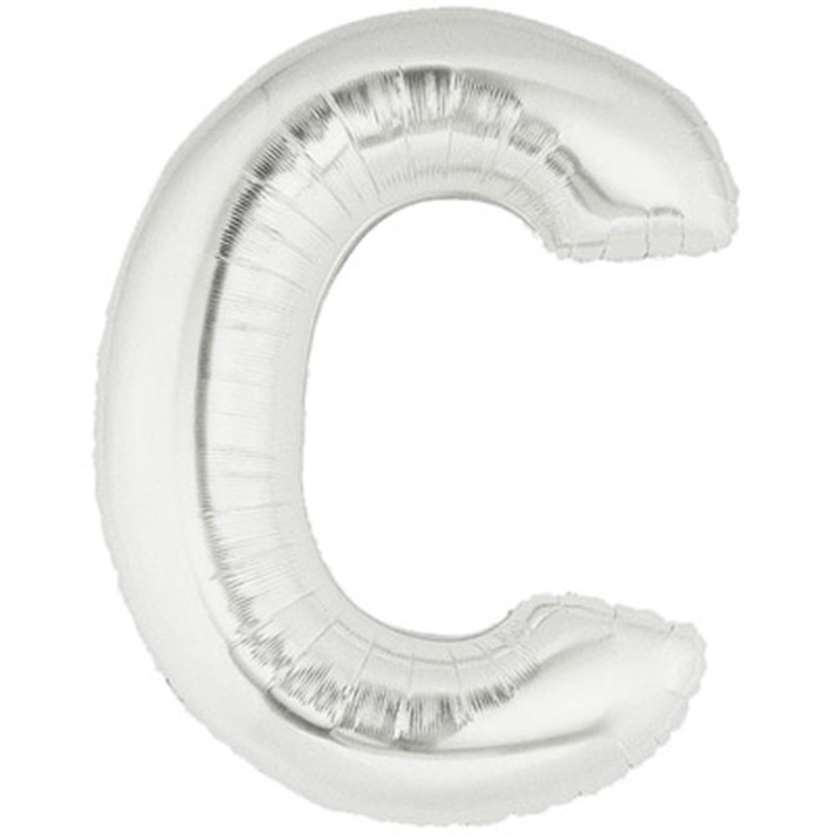 C GÜMÜŞ HARF BALON(100 cm)