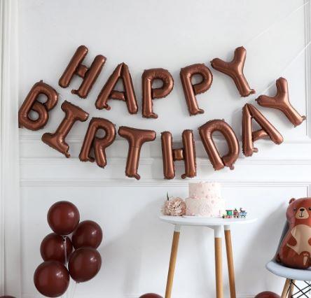 Çikolata Happy Bırthday Folyo Balon