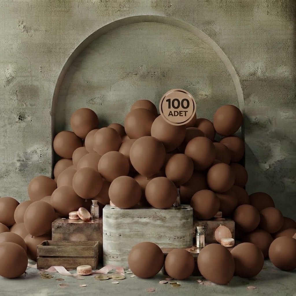 Çikolata Pastel Balon (100 adet)