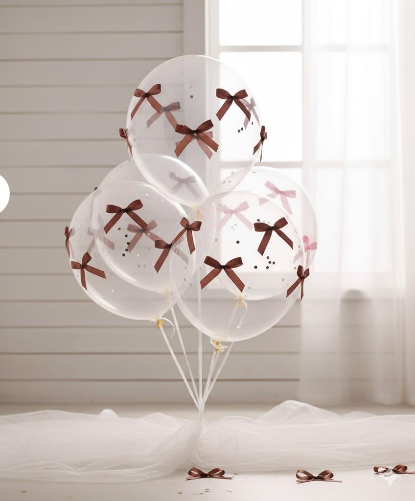Çikolota Fiyonk Balon Süsü (10 Adet)