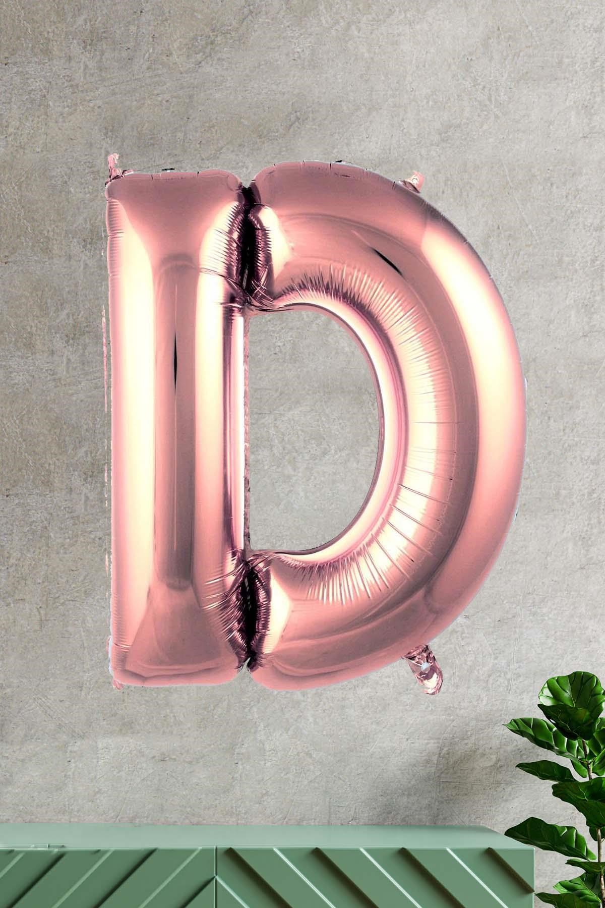 D ROSE GOLD HARF BALON (100 cm)