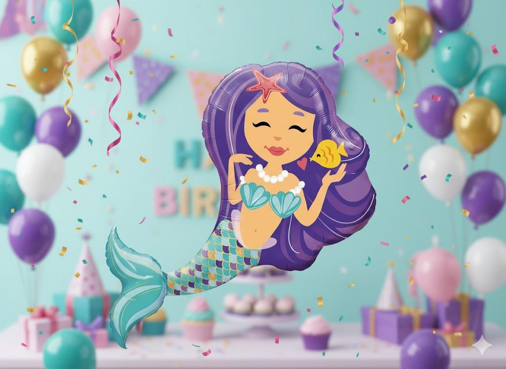 DENİZ KIZI FOLYO BALON