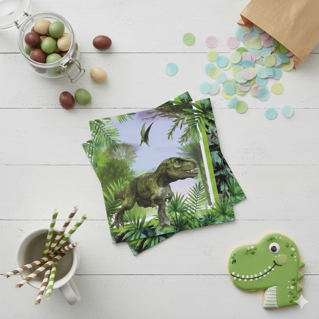 DİNOZOR PEÇETE (16 ADET)