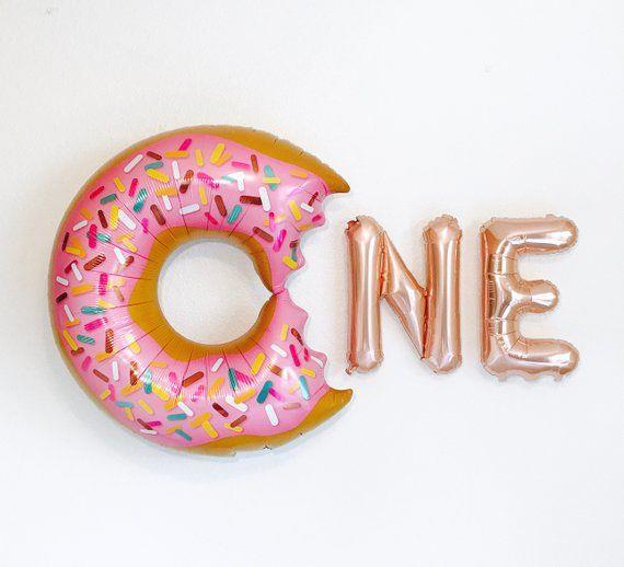 DONUT ROSE ONE FOLYO BALON SET