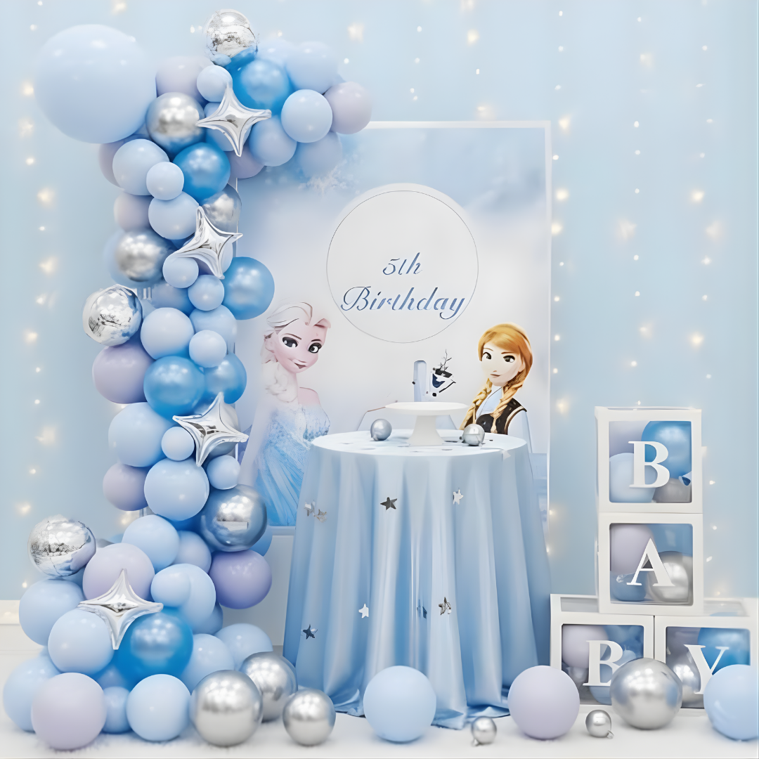 Elsa Temalı Doğum Günü Balon Seti