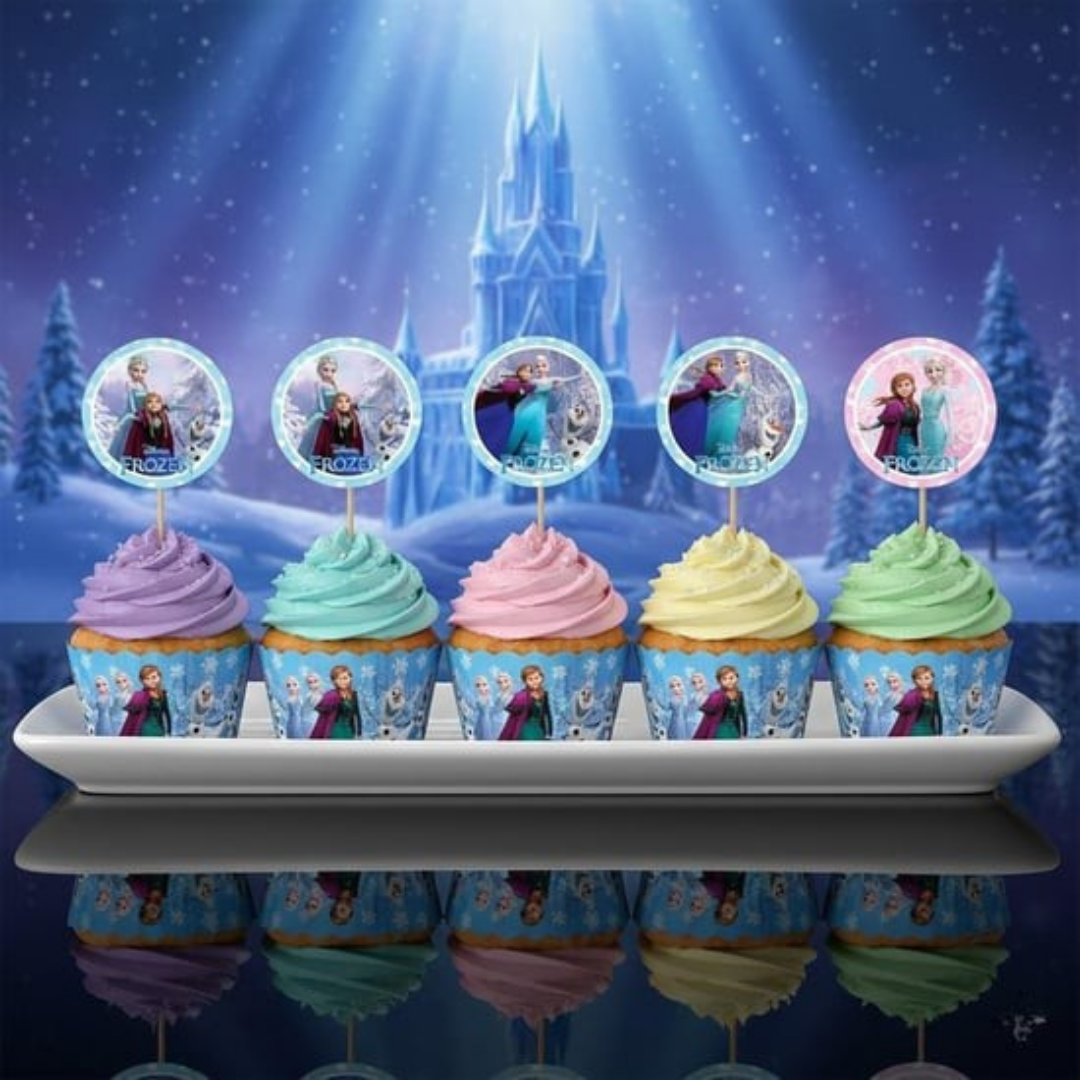 Elsa Temalı Kürdan Süs (10 adet)