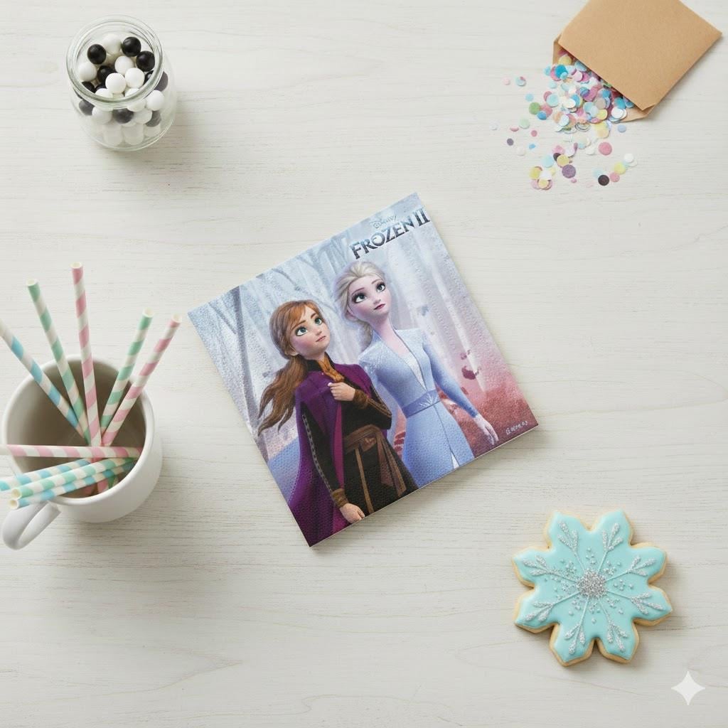 Elsa Temalı Peçete (16 Adet)