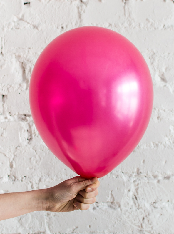 FUŞYA METALİK BALON (10 adet)