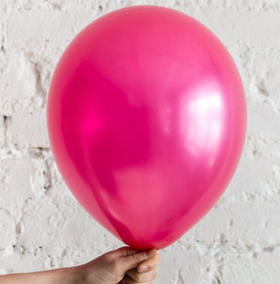Fuşya Metalik Balon (100 adet)