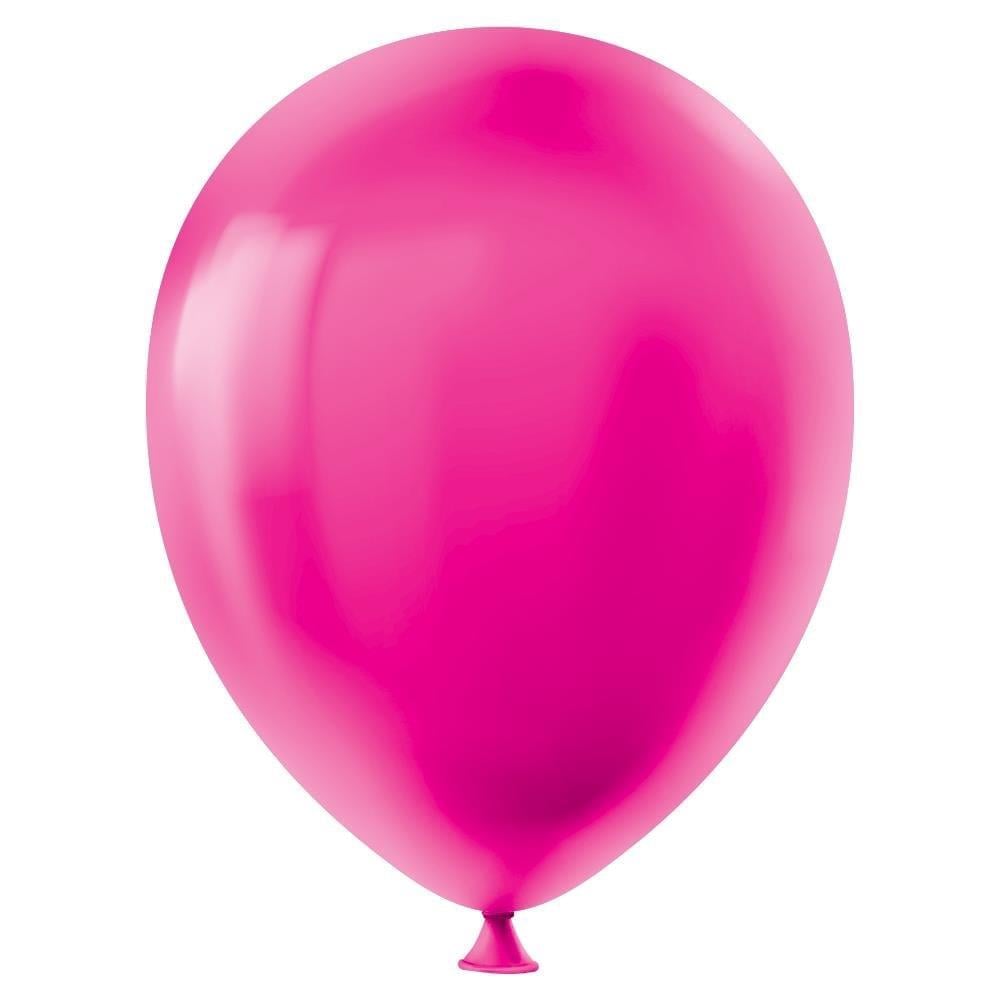 Fuşya Pastel Balon (100 adet)