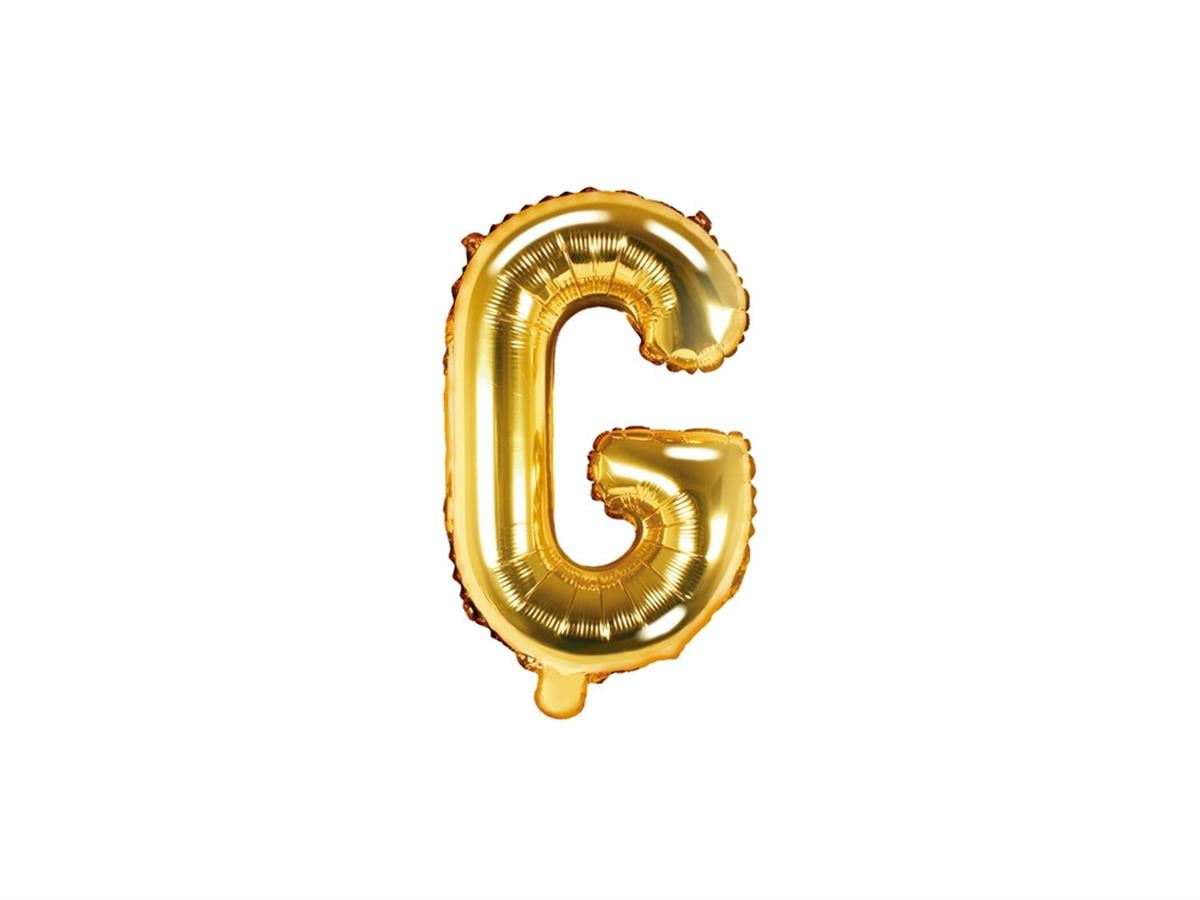 G Harf Gold Folyo Balon (35 CM)