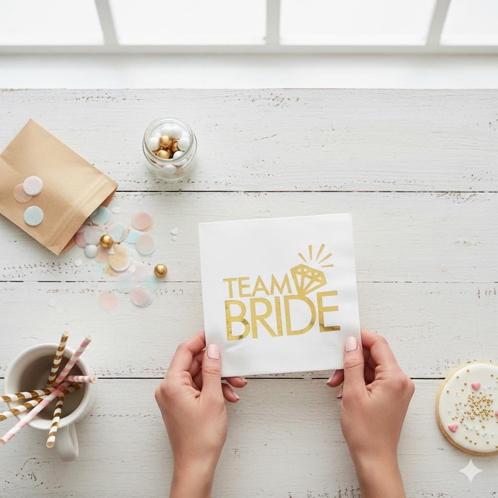 Gold Bride Peçete (16 Adet)