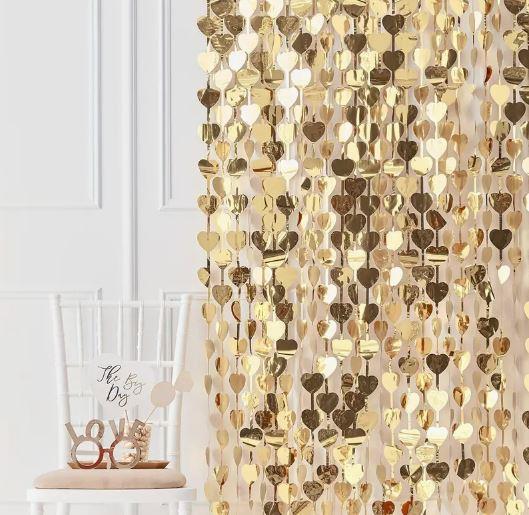 GOLD KALP IŞILTI PERDE (80x180)