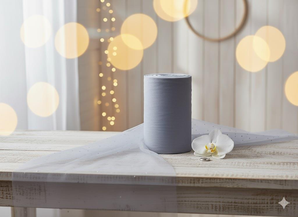 GÜMÜŞ GREK TÜL (2 METRE)