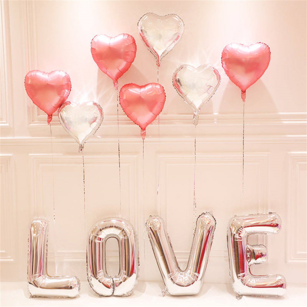 GÜMÜŞ LOVE BALON SET