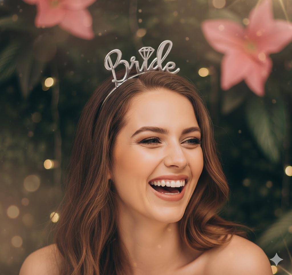 GÜMÜŞ TEKTAŞ BRİDE TAÇ