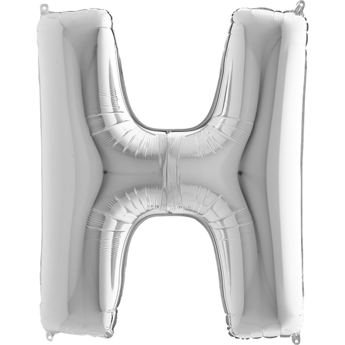 H GÜMÜŞ HARF BALON(100 cm)