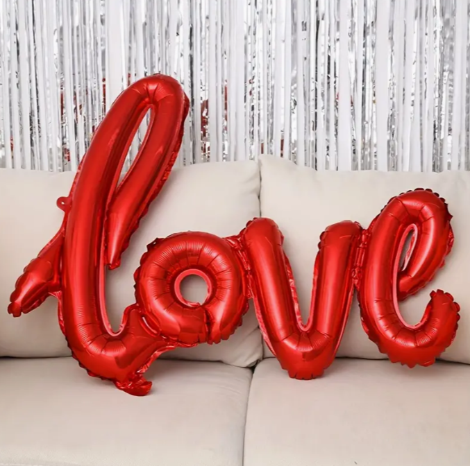 İMZA KIRMIZI LOVE BALON