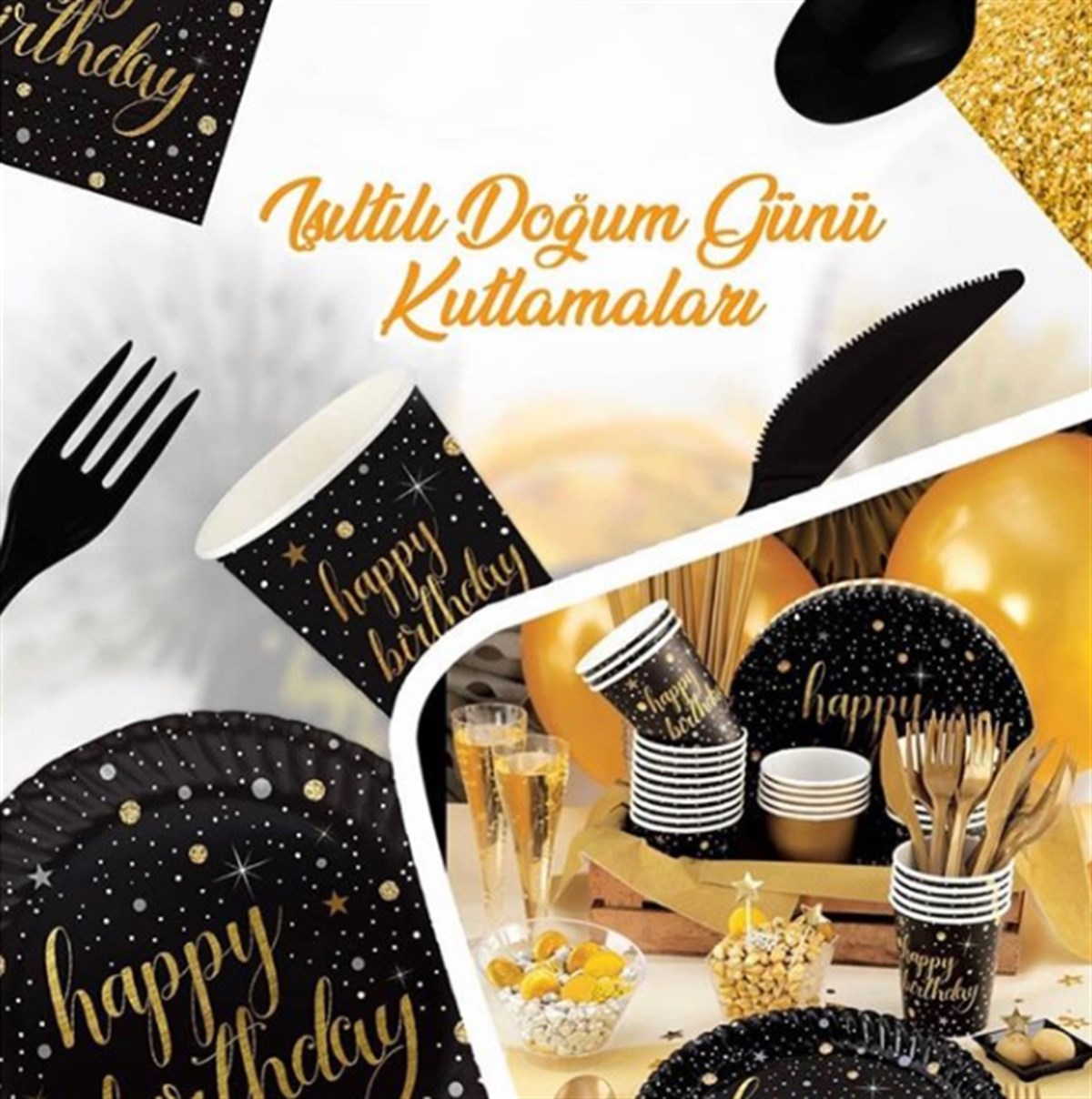 IŞILTI PARTİ SET (16 KİŞİLİK)