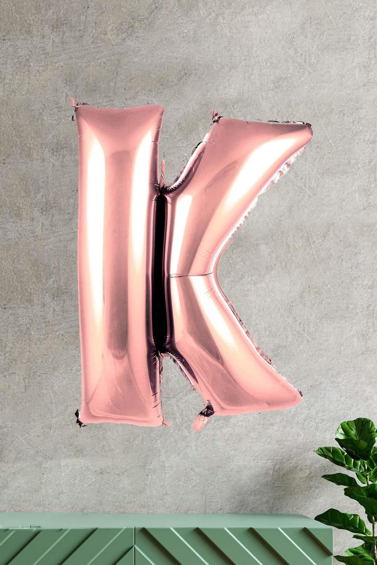 K ROSE GOLD HARF BALON (100 cm)