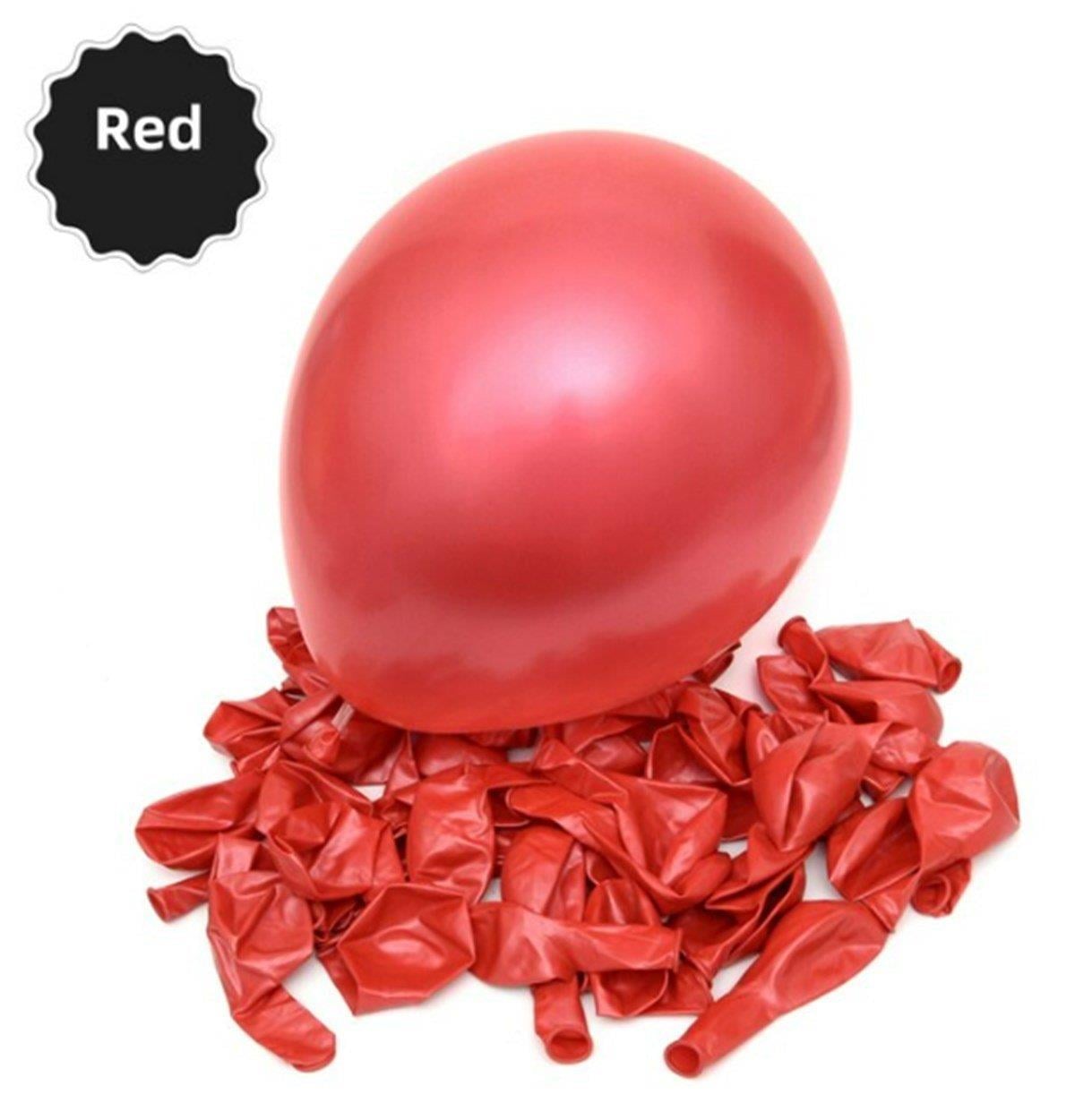 Kırmızı Metalik Balon (100 adet)