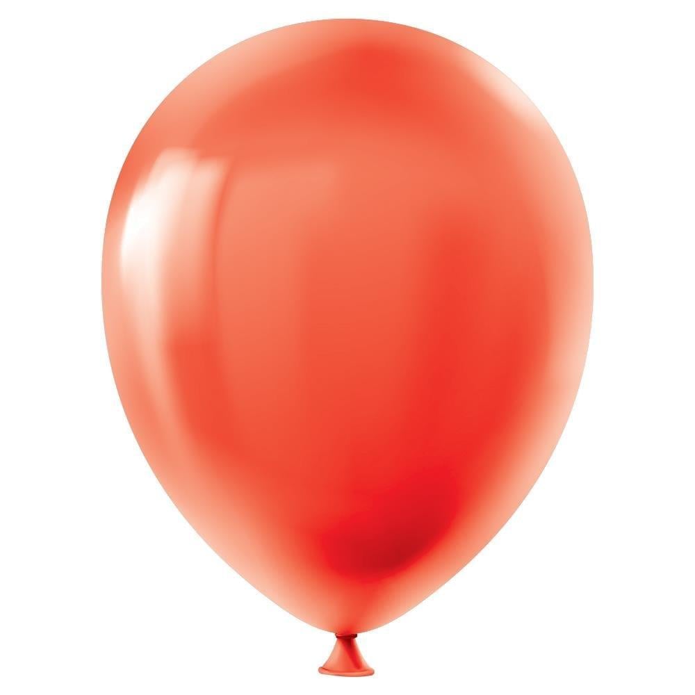 Kırmızı Pastel Balon (100 adet)