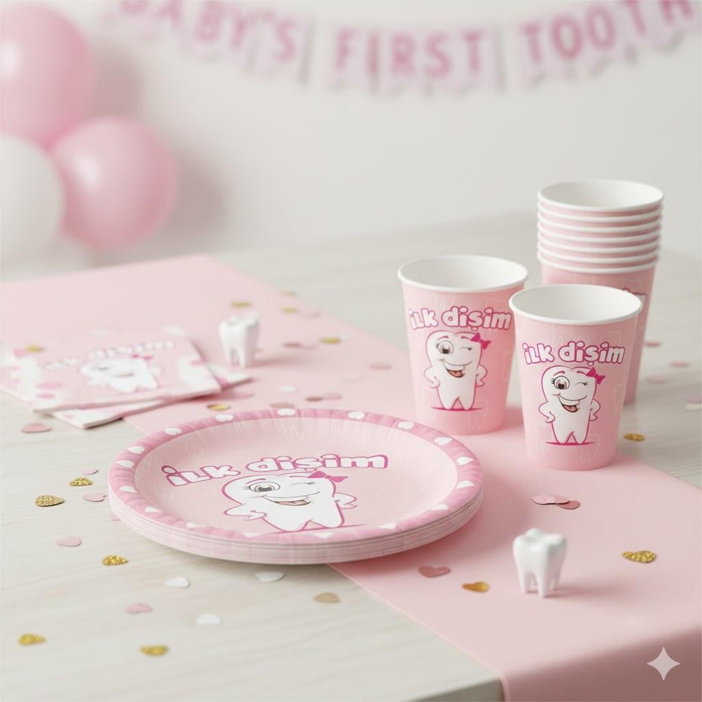 KIZ İLK DİŞ BARDAK