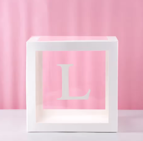 L Beyaz Balon Kutusu