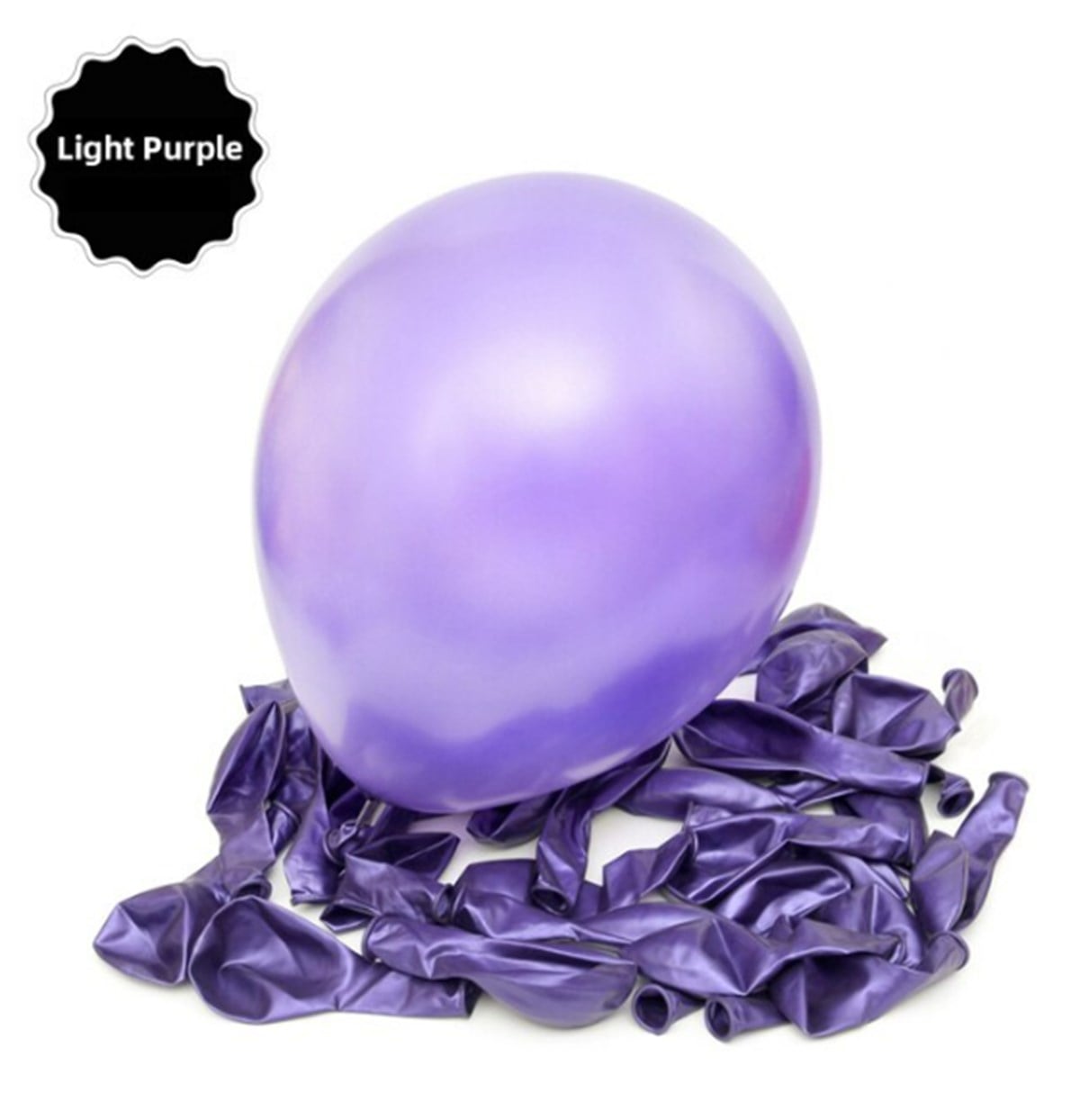 LİLA METALİK BALON (10 adet)