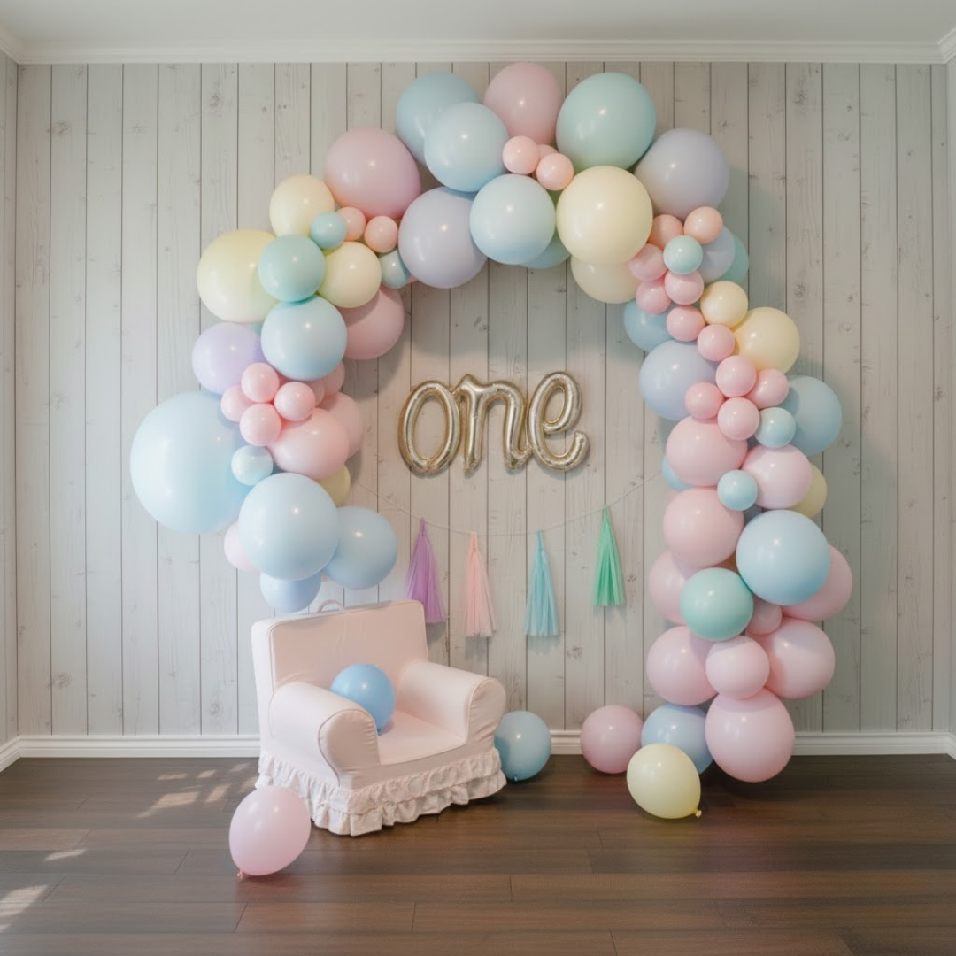 Makaron One Balon Zinciri Konsepti