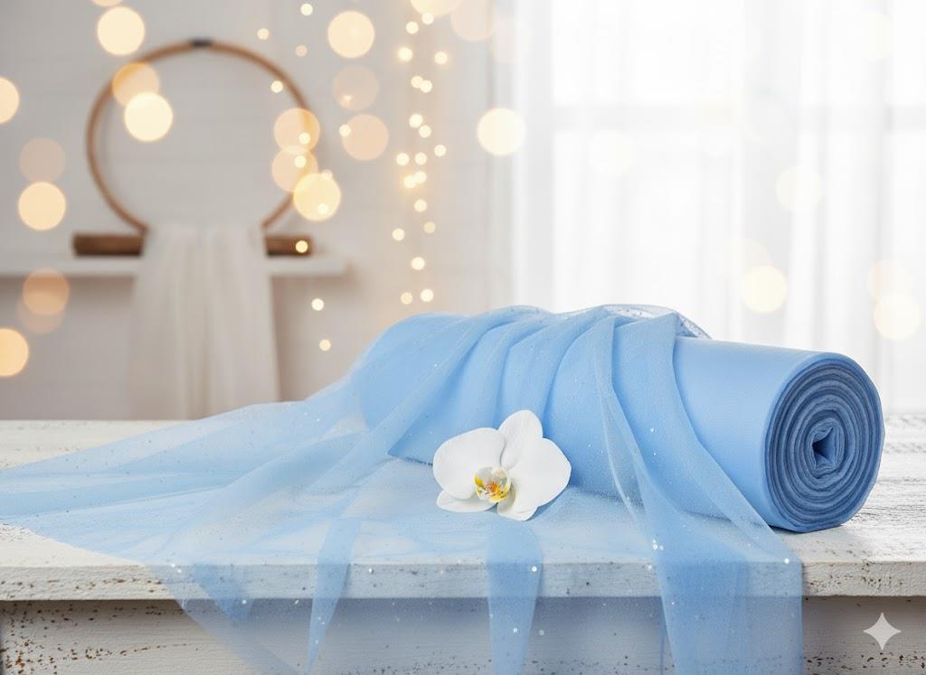 MAVİ GREK TÜL (2 METRE)