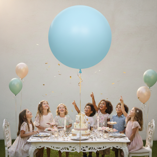 MAVİ JUMBO BALON (18 İNÇ)