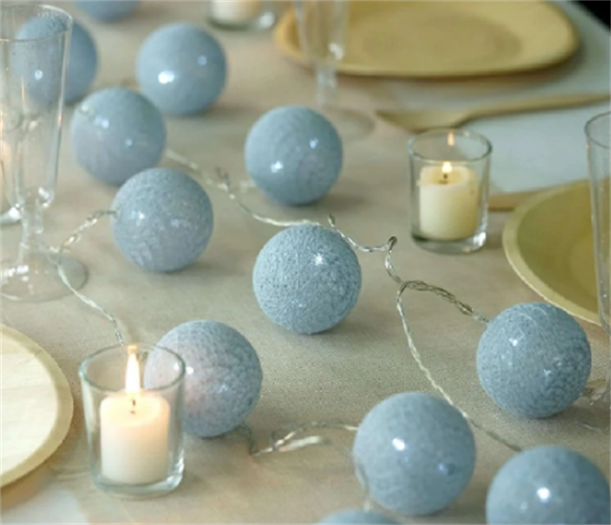 MAVİ KOTON LED IŞIK