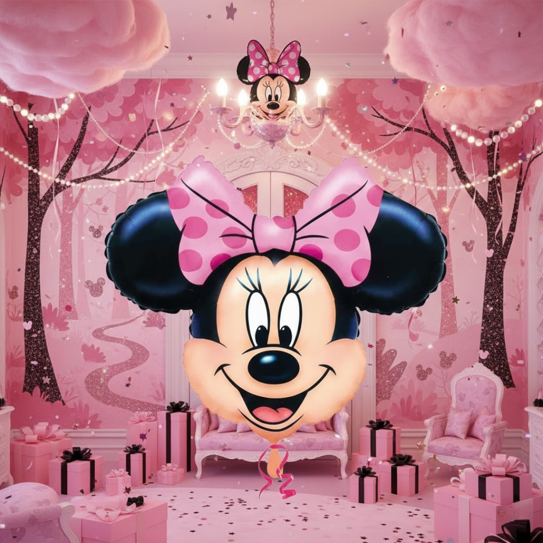 Minnie Mouse Kafa Folyo Balon 