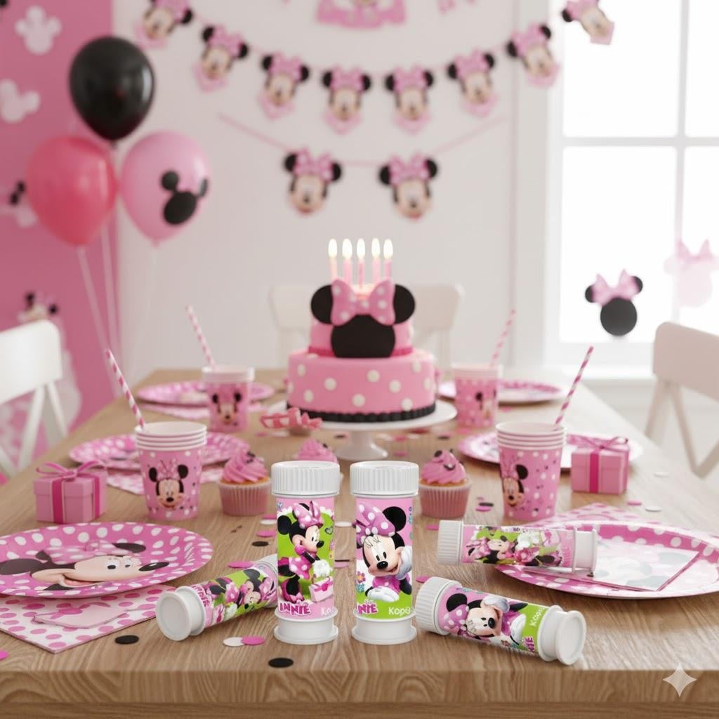 Minnie Mouse Köpük Baloncuk ( Adet)