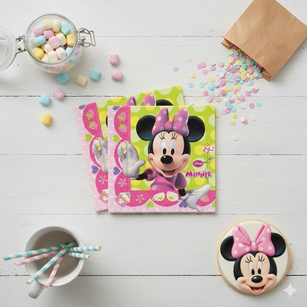 MİNNİE MOUSE PEÇETE(16 ADET)