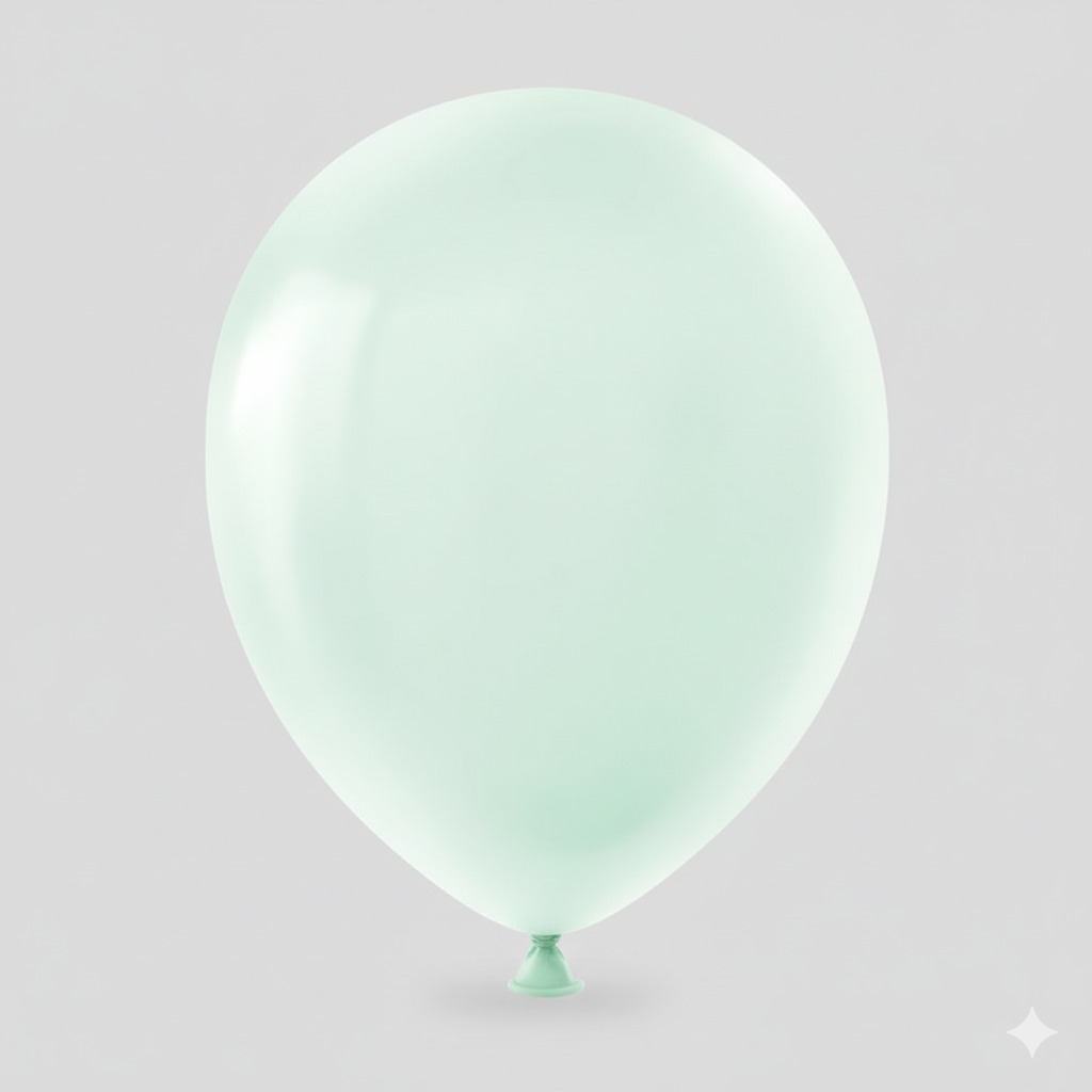 MİNT YEŞİLİ MAKARON BALON (10 adet)