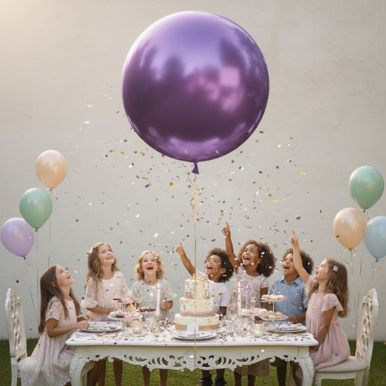 MOR KROM JUMBO KROM BALON (18 İNÇ)