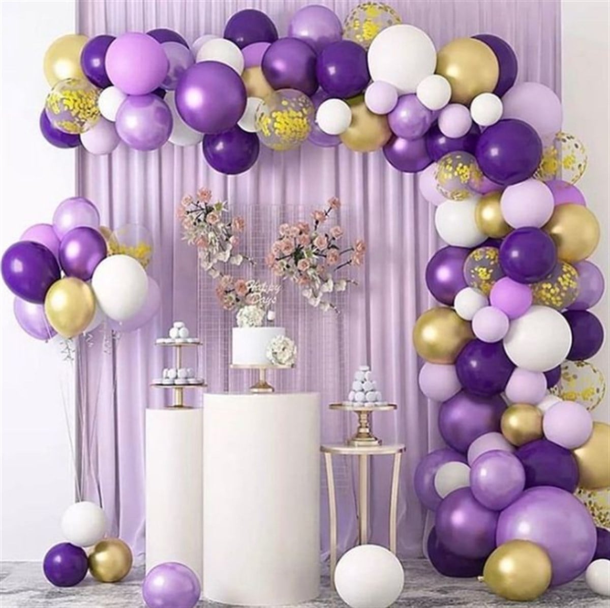 MOR MENEKŞE BALON SET