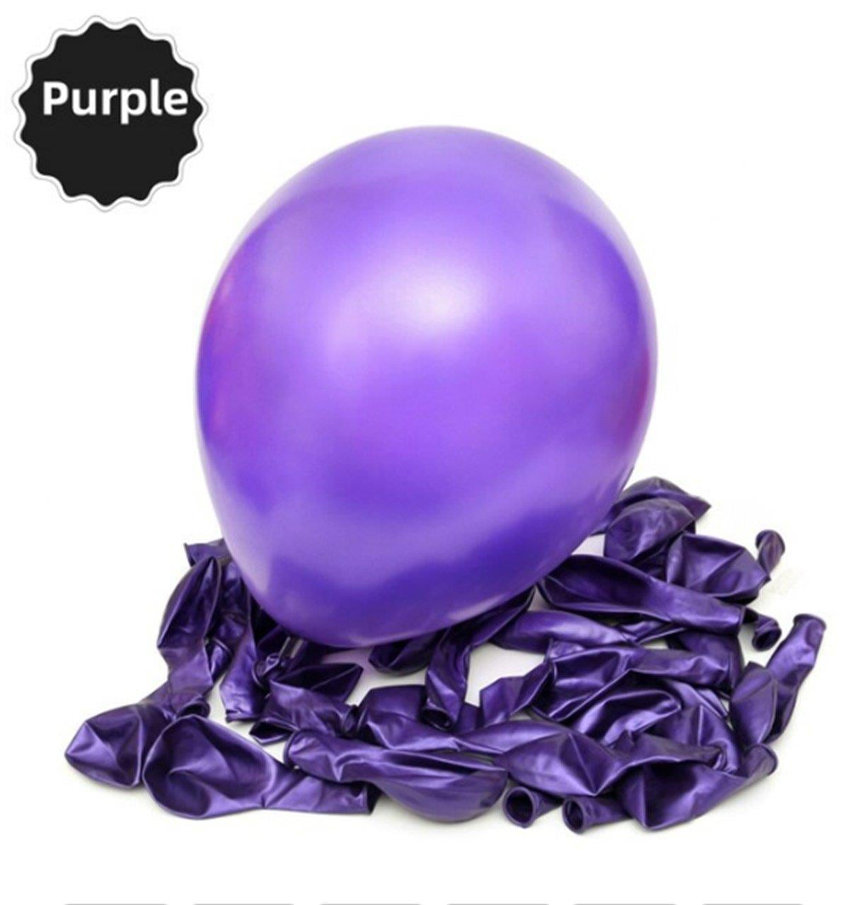 Mor Metalik Balon (100 adet)