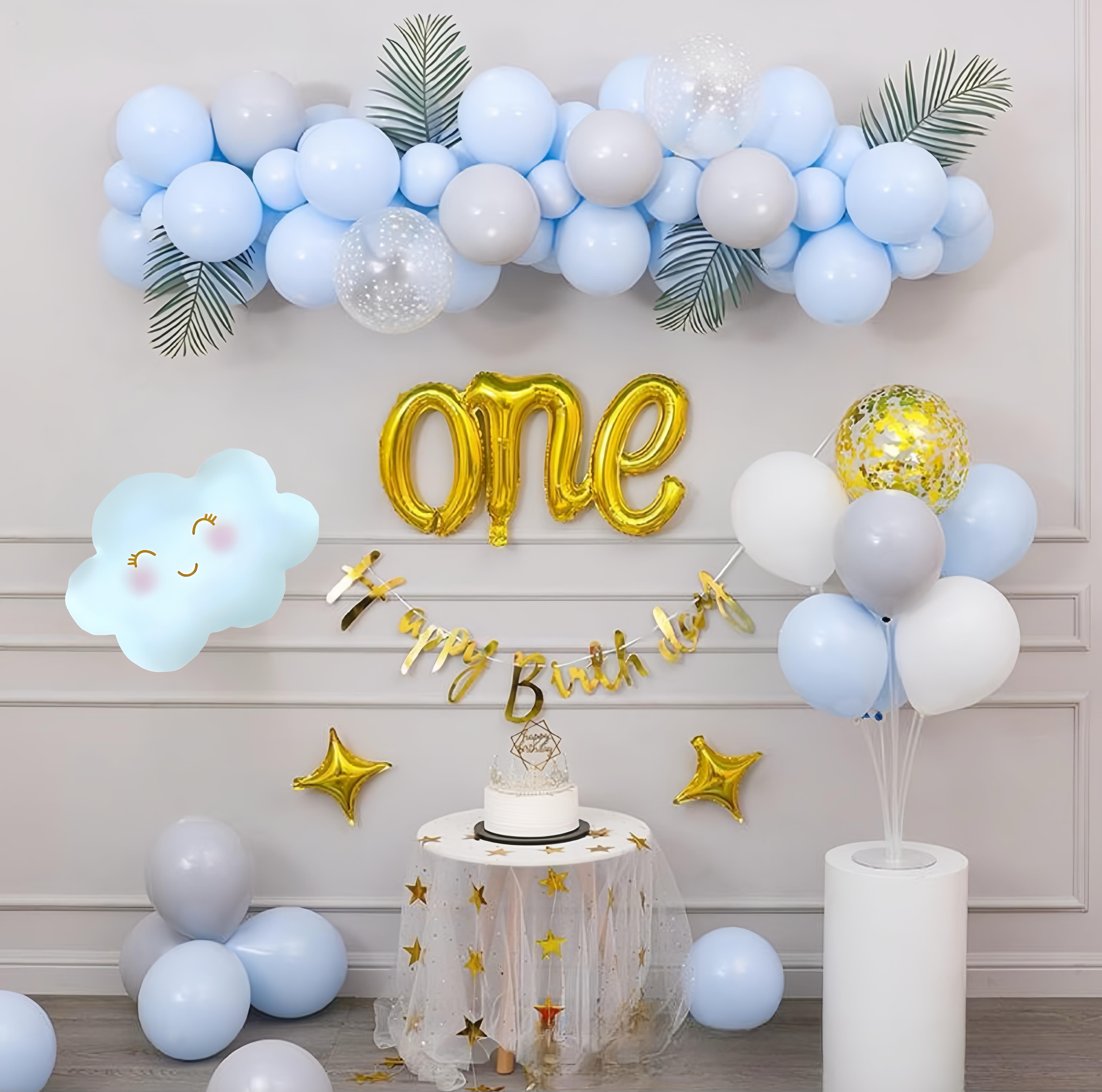 One Mavi Folyo Balon Set