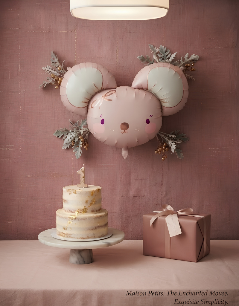 Pembe Fare Folyo Balon (60x70)