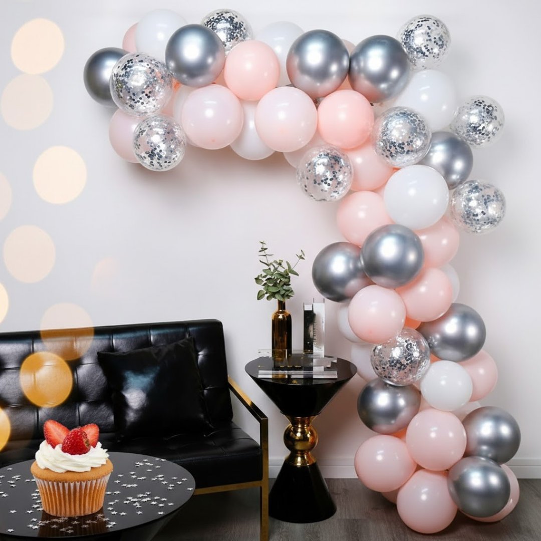 PEMBE LALE BALON SET