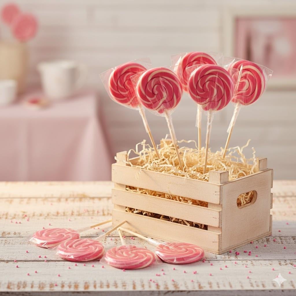 PEMBE SOSYETE ŞEKERİ (1 ADET)