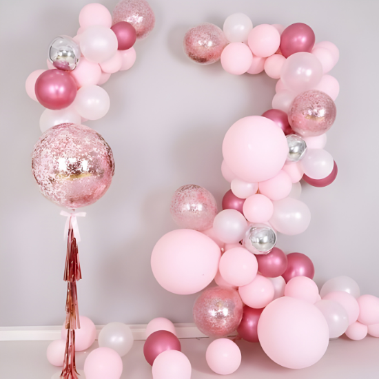 Pink Balon Zinciri Seti