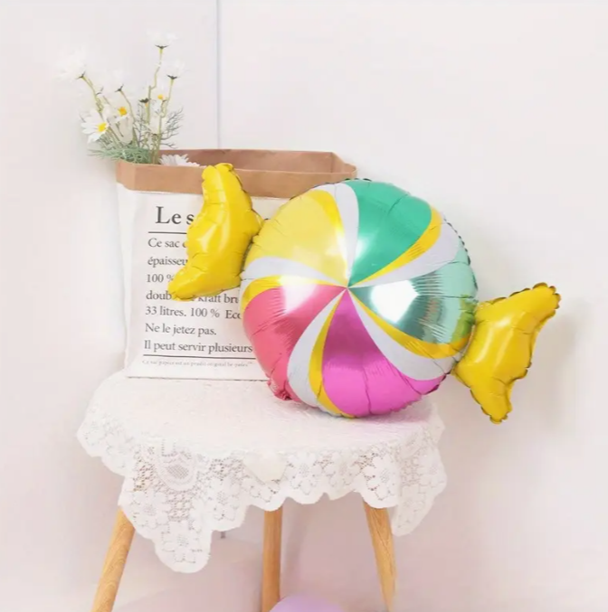 RENKLİ ŞEKER FOLYO BALON